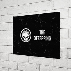 Холст прямоугольный The Offspring glitch на темном фоне по-горизонтали, цвет: 3D-принт — фото 2