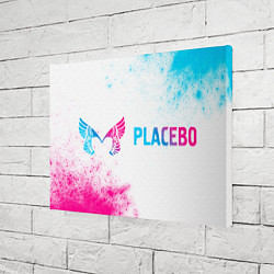 Холст прямоугольный Placebo neon gradient style по-горизонтали, цвет: 3D-принт — фото 2