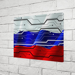 Холст прямоугольный Символика: русский хакер, цвет: 3D-принт — фото 2