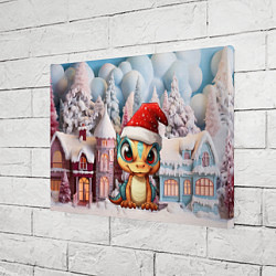 Холст прямоугольный Маленький дракончик 2024 год, цвет: 3D-принт — фото 2