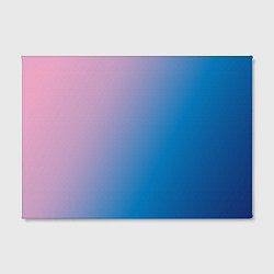 Холст прямоугольный Розово-синий диагональный градиент, цвет: 3D-принт — фото 2