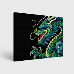 Холст прямоугольный Japanese irezumi - dragon, цвет: 3D-принт