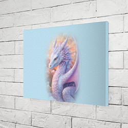Холст прямоугольный Фэнтази дракон 2024, цвет: 3D-принт — фото 2