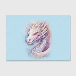 Холст прямоугольный Волшебный белый дракон, цвет: 3D-принт — фото 2