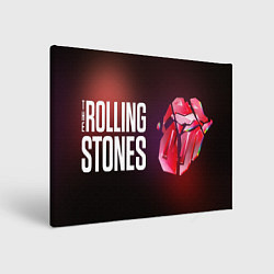 Холст прямоугольный Logo - The Rolling Stones, цвет: 3D-принт