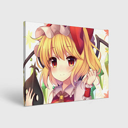 Холст прямоугольный Touhou Project Flandre cute smile, цвет: 3D-принт
