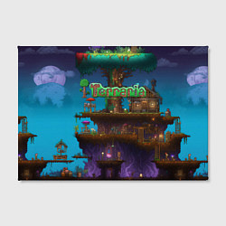 Холст прямоугольный Terraria big tree, цвет: 3D-принт — фото 2