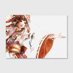 Холст прямоугольный Touhou Project Рейму Cute, цвет: 3D-принт — фото 2