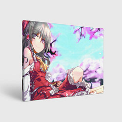 Холст прямоугольный Touhou Project Рейму Cute, цвет: 3D-принт