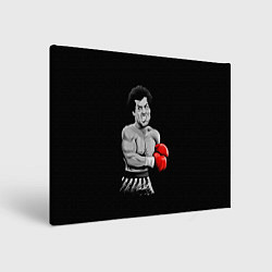 Холст прямоугольный Rocky Balboa, цвет: 3D-принт