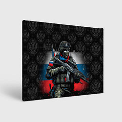 Холст прямоугольный Русский солдат, цвет: 3D-принт