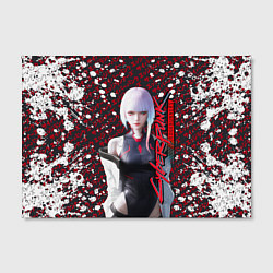 Холст прямоугольный Lucyna Kushinada - Cyberpunk: Edgerunners, цвет: 3D-принт — фото 2