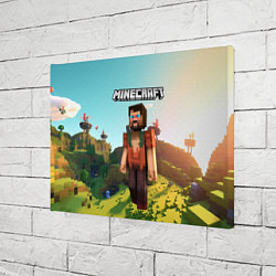 Холст прямоугольный Minecraft персонаж, цвет: 3D-принт — фото 2