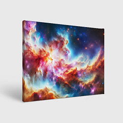 Холст прямоугольный The cosmic nebula, цвет: 3D-принт