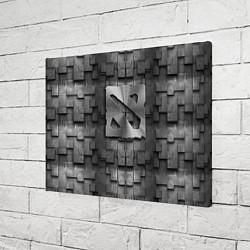 Холст прямоугольный Dota - metal texture, цвет: 3D-принт — фото 2