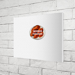 Холст прямоугольный Мамин любимый пирожок, цвет: 3D-принт — фото 2