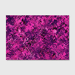 Холст прямоугольный Абстрактная текстура тёмно-розовый, цвет: 3D-принт — фото 2
