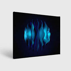 Холст прямоугольный Объемные пластины шаром, цвет: 3D-принт