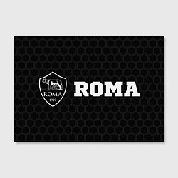 Холст прямоугольный Roma sport на темном фоне по-горизонтали, цвет: 3D-принт — фото 2