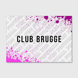 Холст прямоугольный Club Brugge pro football по-горизонтали, цвет: 3D-принт — фото 2