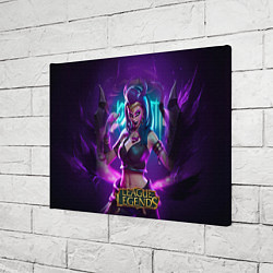 Холст прямоугольный League Of Legends Akali Kda, цвет: 3D-принт — фото 2