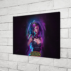 Холст прямоугольный League Of Legends Akali Kda, цвет: 3D-принт — фото 2