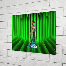 Холст прямоугольный Stellar Blade green Eve, цвет: 3D-принт — фото 2