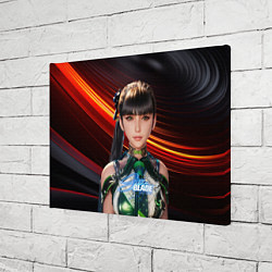 Холст прямоугольный Stellar Blade Eve dark, цвет: 3D-принт — фото 2