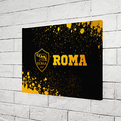 Холст прямоугольный Roma - gold gradient по-горизонтали, цвет: 3D-принт — фото 2