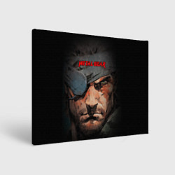 Холст прямоугольный Metal gear Venom Snake, цвет: 3D-принт