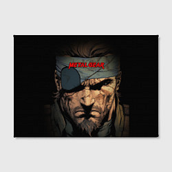 Холст прямоугольный Веном Снейк Metal gear game, цвет: 3D-принт — фото 2