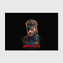 Холст прямоугольный Веном Снейк из игры Metal gear, цвет: 3D-принт — фото 2