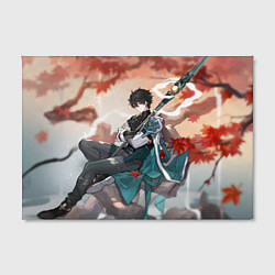 Холст прямоугольный Honkai Star Rail Dan Heng, цвет: 3D-принт — фото 2