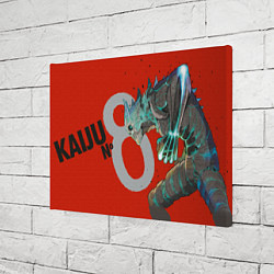 Холст прямоугольный Kaiju No8 - Kafka Hibino, цвет: 3D-принт — фото 2