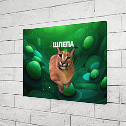 Холст прямоугольный Довольный кот Шлепа, цвет: 3D-принт — фото 2