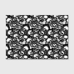 Холст прямоугольный Панк черепа, цвет: 3D-принт — фото 2