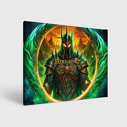 Холст прямоугольный Elden Ring black knight, цвет: 3D-принт