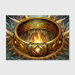 Холст прямоугольный Магическое кольцо Elden Ring, цвет: 3D-принт — фото 2
