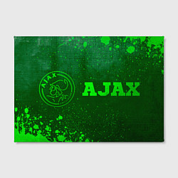 Холст прямоугольный Ajax - green gradient по-горизонтали, цвет: 3D-принт — фото 2