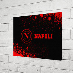 Холст прямоугольный Napoli - red gradient по-горизонтали, цвет: 3D-принт — фото 2