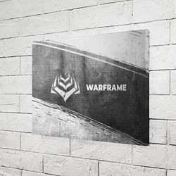 Холст прямоугольный Warframe - grey gradient по-горизонтали, цвет: 3D-принт — фото 2