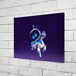 Холст прямоугольный Mascot - Astro Bot, цвет: 3D-принт — фото 2