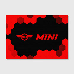 Холст прямоугольный Mini - red gradient по-горизонтали, цвет: 3D-принт — фото 2