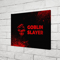 Холст прямоугольный Goblin Slayer - red gradient по-горизонтали, цвет: 3D-принт — фото 2