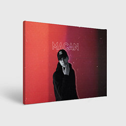 Холст прямоугольный Макан - певец, цвет: 3D-принт