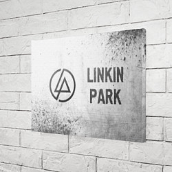 Холст прямоугольный Linkin Park - white gradient по-горизонтали, цвет: 3D-принт — фото 2