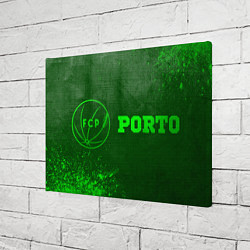 Холст прямоугольный Porto - green gradient по-горизонтали, цвет: 3D-принт — фото 2