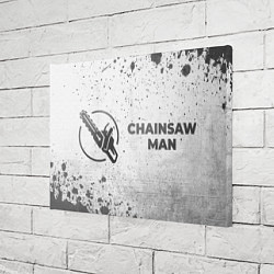 Холст прямоугольный Chainsaw Man - white gradient по-горизонтали, цвет: 3D-принт — фото 2