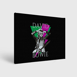 Холст прямоугольный David Bowie - hand goggles, цвет: 3D-принт