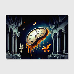 Холст прямоугольный Течение времени - сюрреализм, цвет: 3D-принт — фото 2